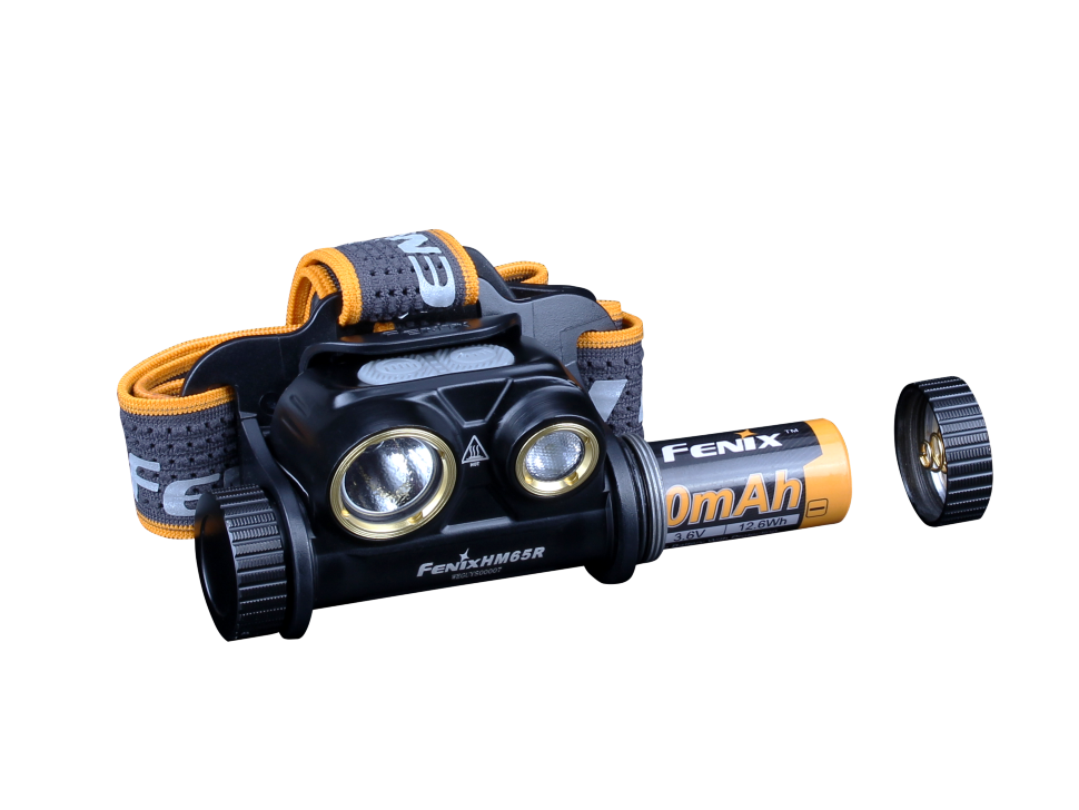 Ліхтар налобний з акумулятором в комплекті Fenix HM65R